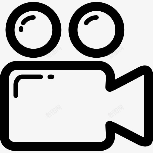 摄像机的轮廓图标png_新图网 https://ixintu.com 工具 工具和用具 拍摄 摄像机 电影 相机 视频 轮廓