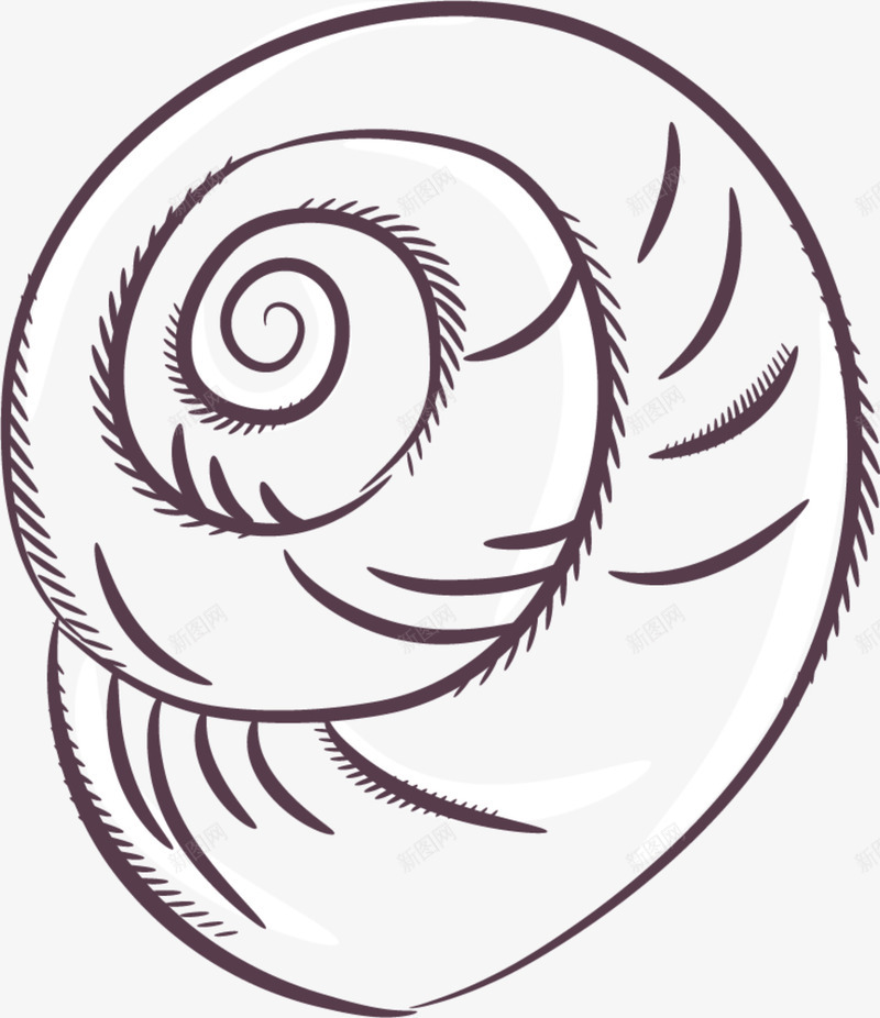 素描棕色蜗牛壳png免抠素材_新图网 https://ixintu.com 旋转线条 旋转蜗牛壳 棕色线条 棕色蜗牛壳 素描蜗牛壳 蜗牛壳纹路 蜗牛的房子