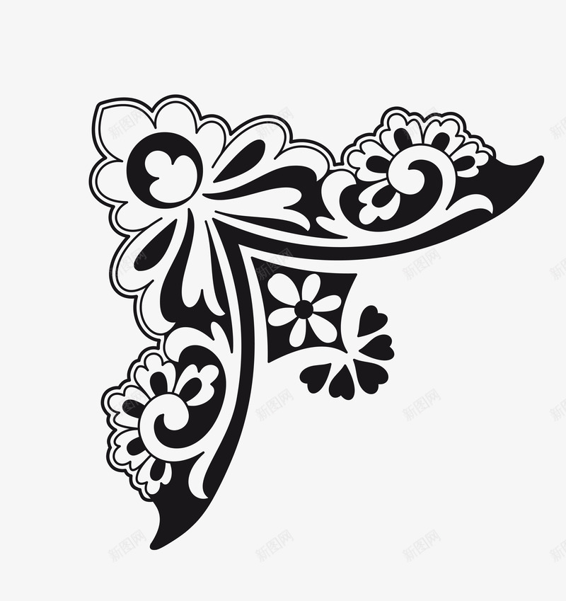 欧洲花纹装饰图案png免抠素材_新图网 https://ixintu.com 欧洲花纹 装饰图案