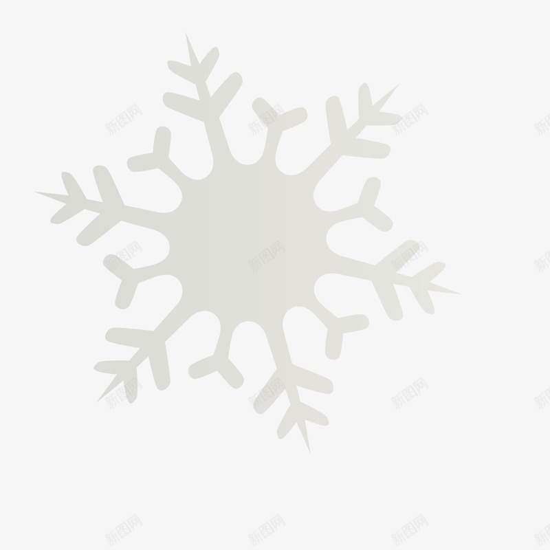 圣诞节雪花png免抠素材_新图网 https://ixintu.com 剪影 圣诞节 雪花