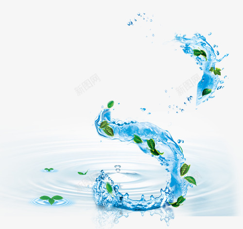旋转型水花png免抠素材_新图网 https://ixintu.com 旋转水 旋转水纹 水 水元素 水纹 水花 飞溅的水
