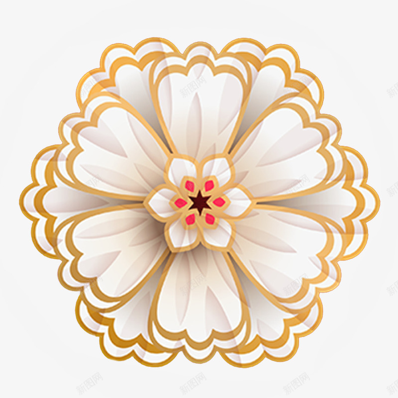 花朵笼微立体花纹元素png免抠素材_新图网 https://ixintu.com 中国红 中国风 免抠图 喜庆 微立体 无 无背景 春节 红色的 花朵 花瓣 花纹 装饰 透明