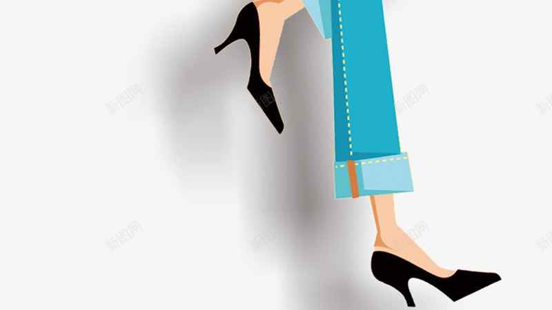 时尚街拍美女购物可乐手绘png免抠素材_新图网 https://ixintu.com 乐手 时尚 美女 购物