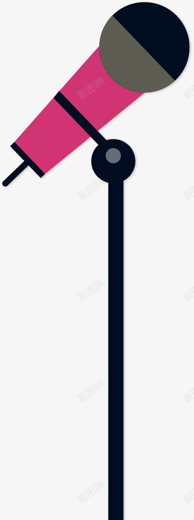 卡通立式话筒图标png_新图网 https://ixintu.com 图标icon 复古麦克风 立式话筒 立式麦克风 话筒 麦克风