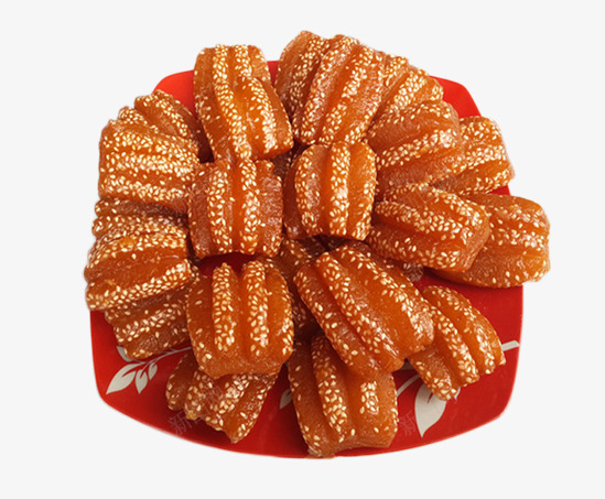 美味的蜜三刀片png免抠素材_新图网 https://ixintu.com 休闲食品 健康食品 小点心 小甜点 芝麻