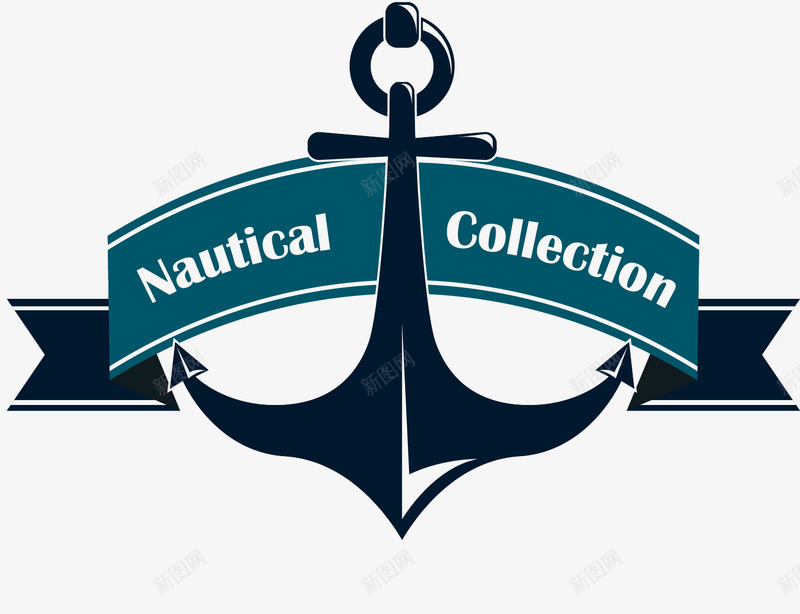 船锚航海标签png免抠素材_新图网 https://ixintu.com 帆船 指南针 标签 船 船舵 船锚