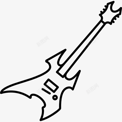 电吉他图标png_新图网 https://ixintu.com 低音乐器 弦乐器 电吉他 音乐