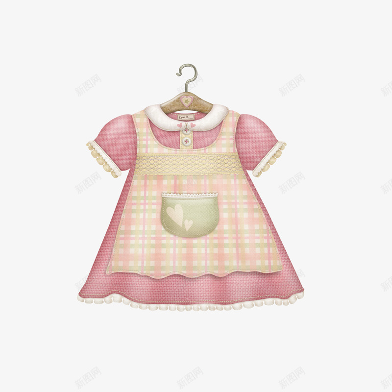 连衣裙png免抠素材_新图网 https://ixintu.com 儿童 卡通 可爱 小清新 母婴用品 连衣裙