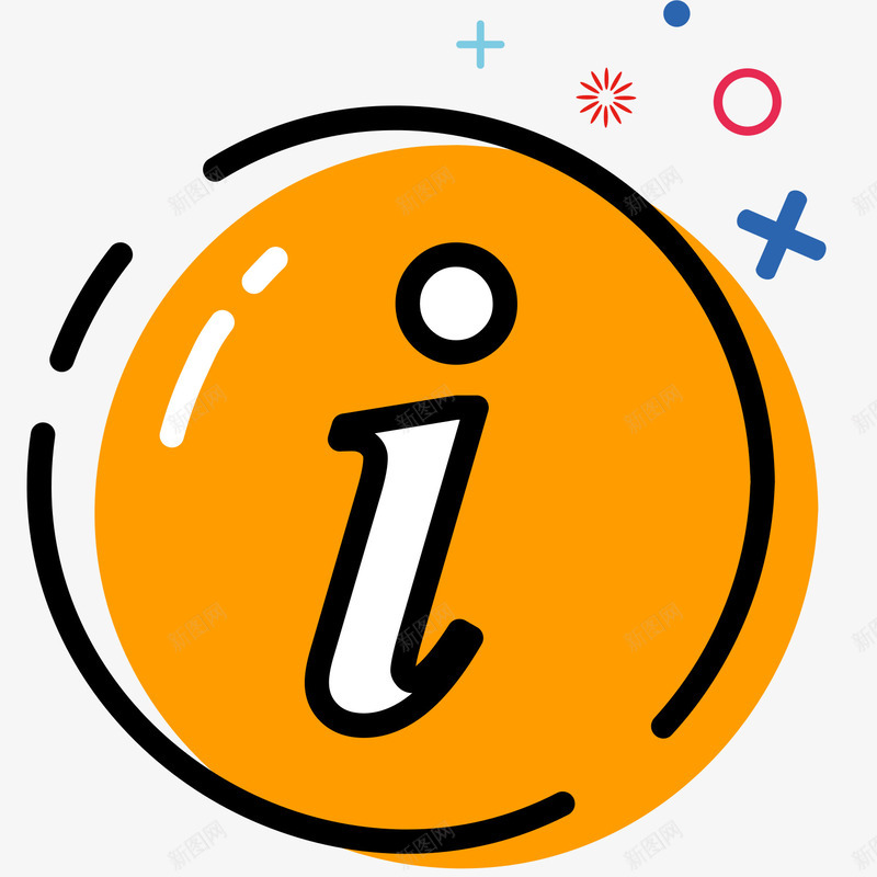 黄色常见问题元素矢量图eps免抠素材_新图网 https://ixintu.com 光泽 创意 常见 扁平化 符号 闪光 问题 黄色 矢量图
