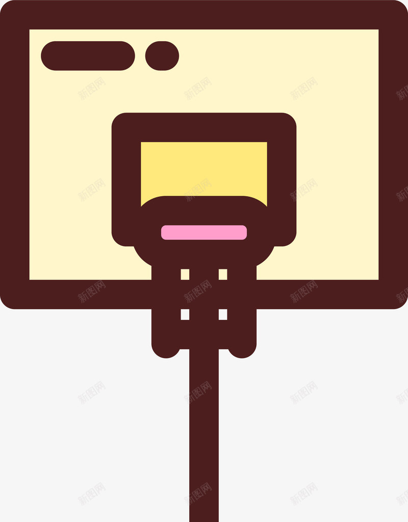 可爱篮球框图标png_新图网 https://ixintu.com 出汗 图标icon 扁平化 投篮 球类运动 篮板 篮框 篮球 篮球框 篮球筐 运动