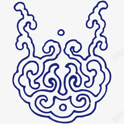 古风装饰png免抠素材_新图网 https://ixintu.com 中国风花边纹样古风吉祥纹底纹