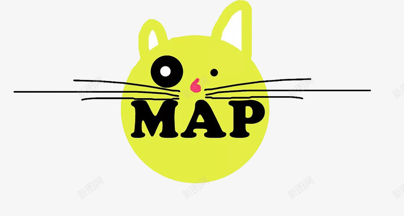 黄色调皮长胡子小猫表情png免抠素材_新图网 https://ixintu.com 动物 卡通 喂养 宠物 小猫 小猫咪 小猫头像 猫 猫咪 猫咪胡子 胡子 胡须 表情