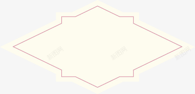 菱形文字框png免抠素材_新图网 https://ixintu.com 促销 双十一 文字底版 文本框 装饰元素