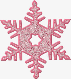 粉色雪花形状png免抠素材_新图网 https://ixintu.com 圣诞节 机理 粉色 纹理 节日 装饰 雪花 雪花形状 饰品