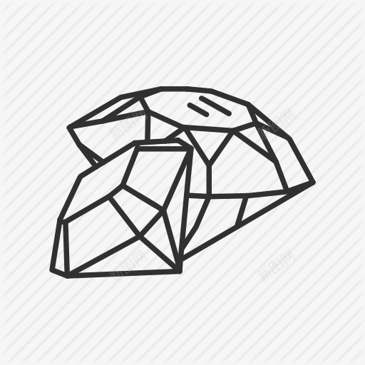 商务钻石icon图标png_新图网 https://ixintu.com icon 商务 扁平图标 珠宝 珠宝图标 精美 钻石 钻石icon