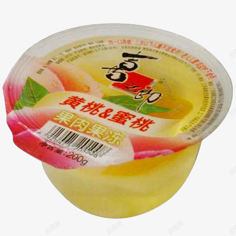 蜜桃果肉果冻png免抠素材_新图网 https://ixintu.com 产品实物 喜之郎果冻 果冻 果肉果冻 零食