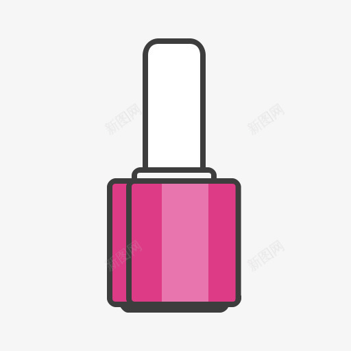 卡通手绘指甲油化妆品图标png_新图网 https://ixintu.com 化妆品icon 化妆品图标 化妆品简笔画 图标 扁平图标 指甲油 网页UI 网页icon
