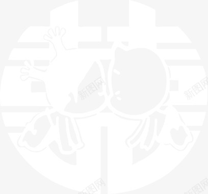 白色结婚剪纸png免抠素材_新图网 https://ixintu.com 剪纸 喜庆 囍 结婚