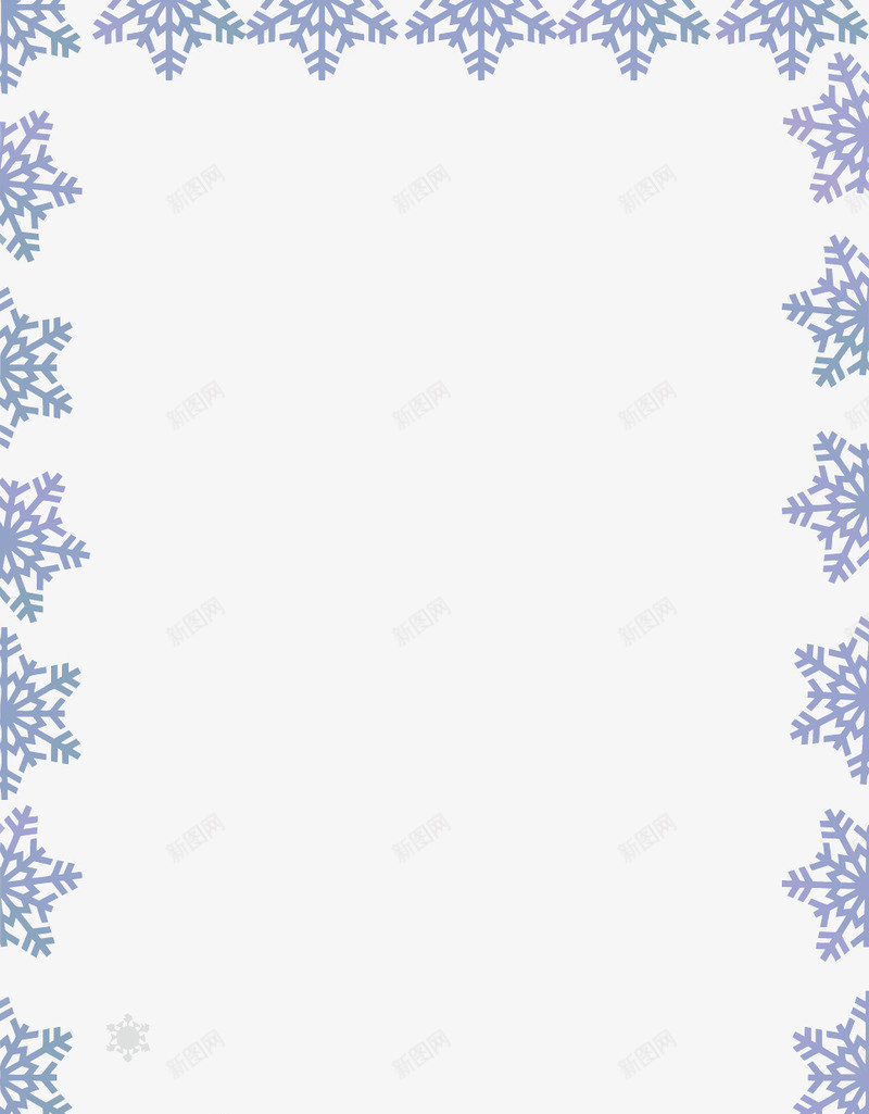 蓝色冬季雪花边框矢量图eps免抠素材_新图网 https://ixintu.com 冬季 卡通 手绘 矢量雪花边框 蓝色 雪花 雪花边框PNG矢量图 雪花边框免扣PNG图 矢量图