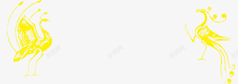金色凤凰png免抠素材_新图网 https://ixintu.com 凤凰 吉祥物 图腾 金色