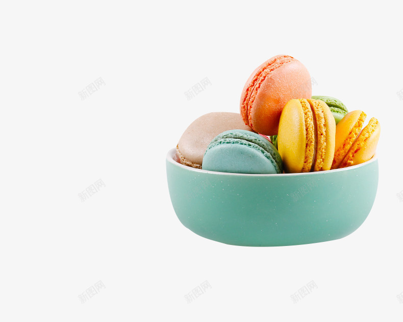 清新马卡龙糕点png免抠素材_新图网 https://ixintu.com 美味糕点 食品