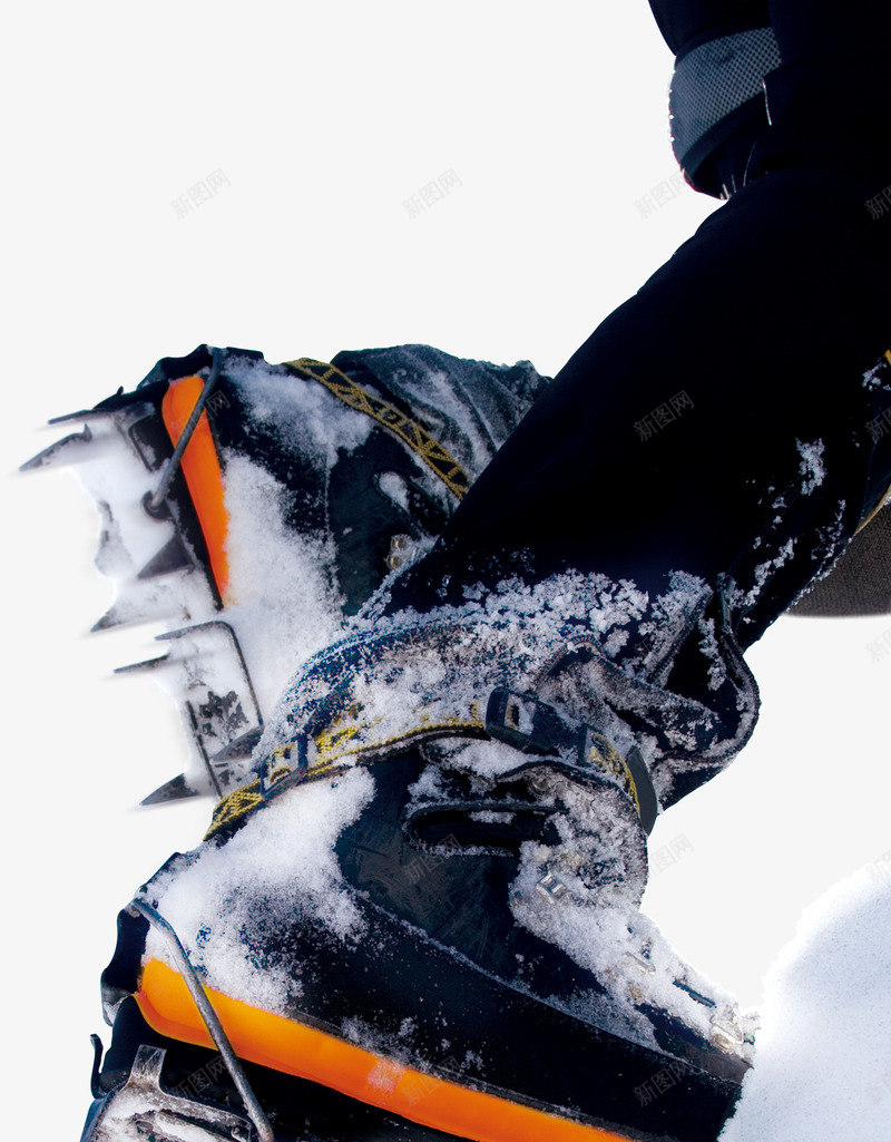 鞋子png免抠素材_新图网 https://ixintu.com 勇闯 往上爬 攀登 毅力 爬雪山 鞋