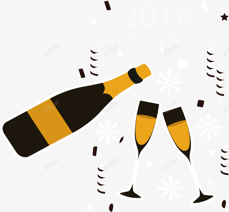 新年派对喝酒矢量图ai免抠素材_新图网 https://ixintu.com happyNewYear 喝酒 新年派对 派对 派对喝酒 矢量png 矢量图