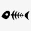 鱼骨架黑色的freemobileiconkit图标png_新图网 https://ixintu.com black fish skeleton 骨架 鱼 黑色的