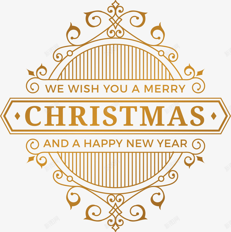冬日黄色圣诞节标签png免抠素材_新图网 https://ixintu.com Christmas Merry merry 冬日标签 圣诞快乐 圣诞节 装饰图案 黄色标志