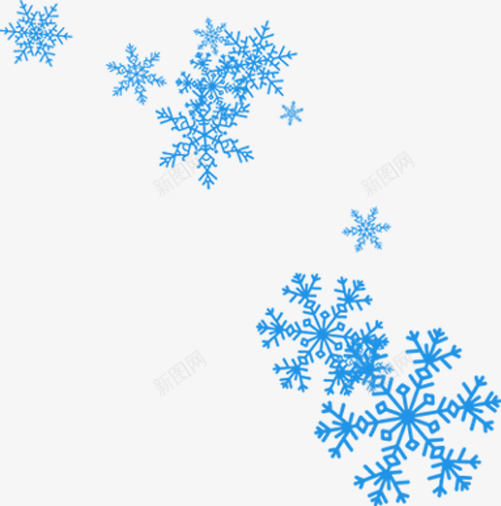 雪花喜庆名片模板png免抠素材_新图网 https://ixintu.com 名片 喜庆 模板 雪花