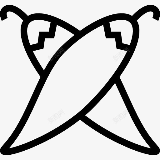 Chilipepper图标png_新图网 https://ixintu.com 有机 素食 素食主义者 辣 辣椒 食品 食品和餐厅