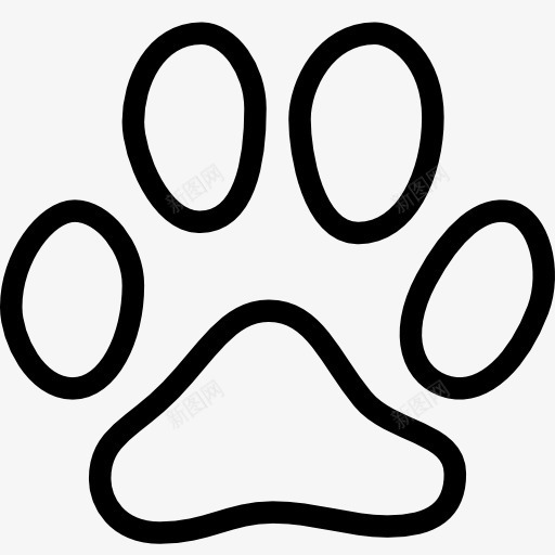 catfootprinticon图标png_新图网 https://ixintu.com 猫爪