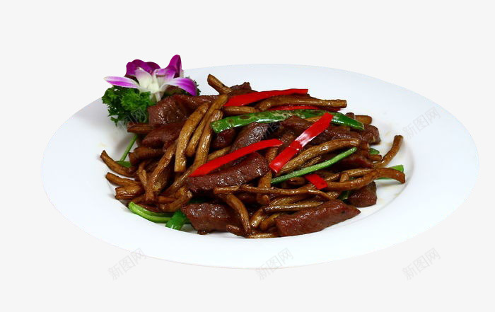 豆干炒红烧肉png免抠素材_新图网 https://ixintu.com 产品实物 红烧肉 美味 菜肴 豆干 辣椒