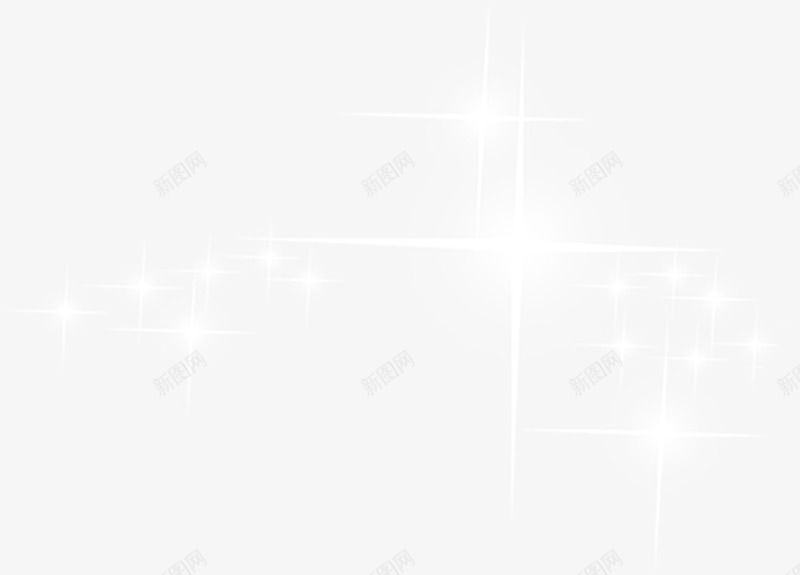 梦幻白色元旦海报光效png免抠素材_新图网 https://ixintu.com 元旦 梦幻 海报 白色