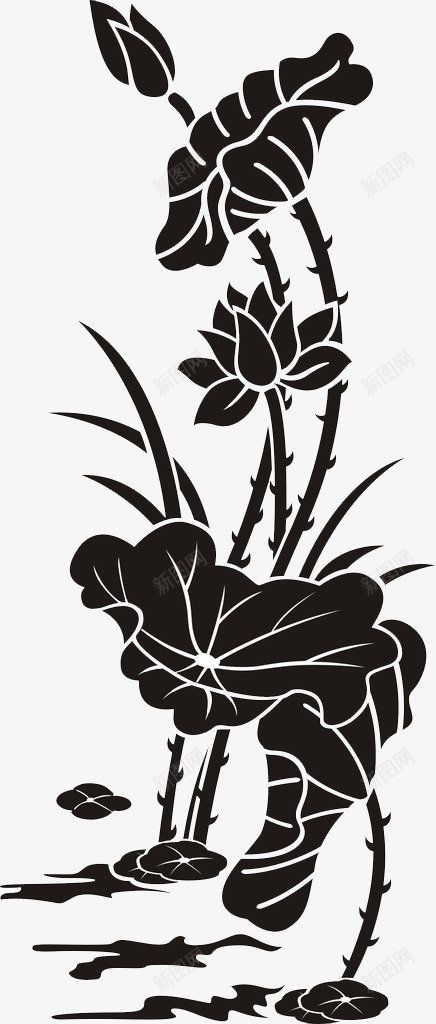 自然风光png免抠素材_新图网 https://ixintu.com 花朵 荷叶 荷花 莲花