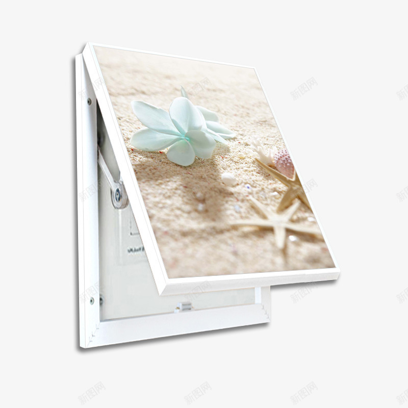 随意停电表箱画png免抠素材_新图网 https://ixintu.com 产品实物 小清新挂画 挂画 海星 电表箱遮挡 装饰画