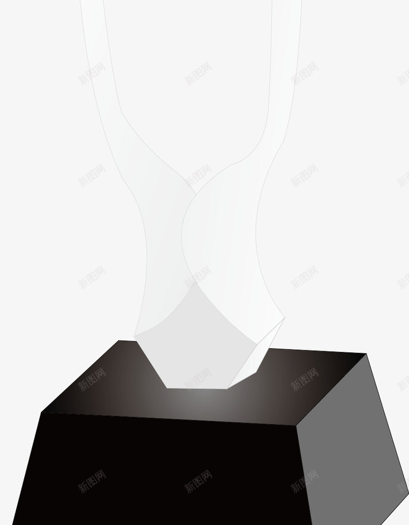 冠军奖杯矢量图ai免抠素材_新图网 https://ixintu.com 冠军 水晶奖杯 玻璃奖杯 白色 矢量奖杯 矢量图
