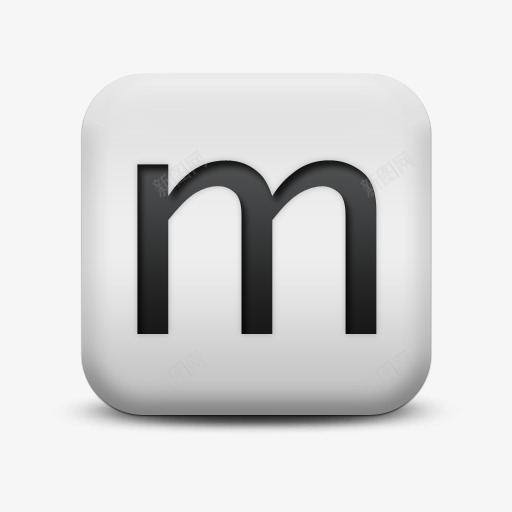 磨砂白广场图标字母数字信M字母png_新图网 https://ixintu.com M alphanumeric icon letter m matte square white 信 图标 字母数字 广场 白 磨砂