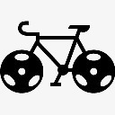 图标png_新图网 https://ixintu.com app icon ui 单车 图标 黑白