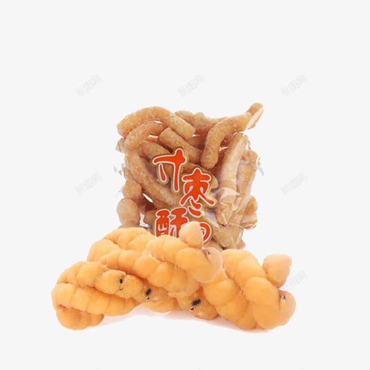 黄色麻花png免抠素材_新图网 https://ixintu.com png图 休闲零食 免扣 免扣素材 包装