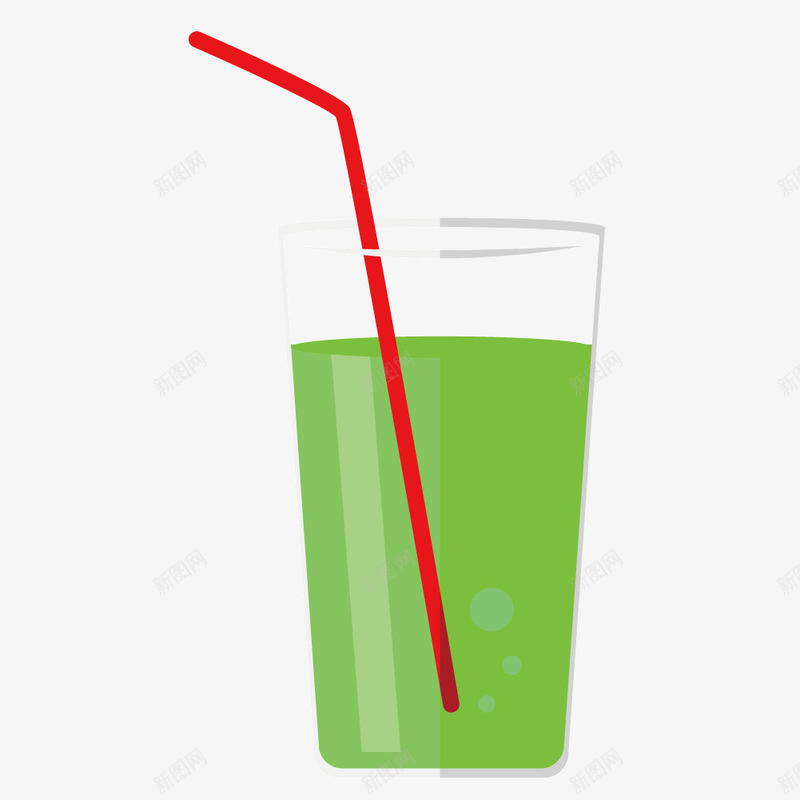 一杯苹果汁吸管png免抠素材_新图网 https://ixintu.com 吸管 果汁 水杯 矢量果饮 矢量苹果汁
