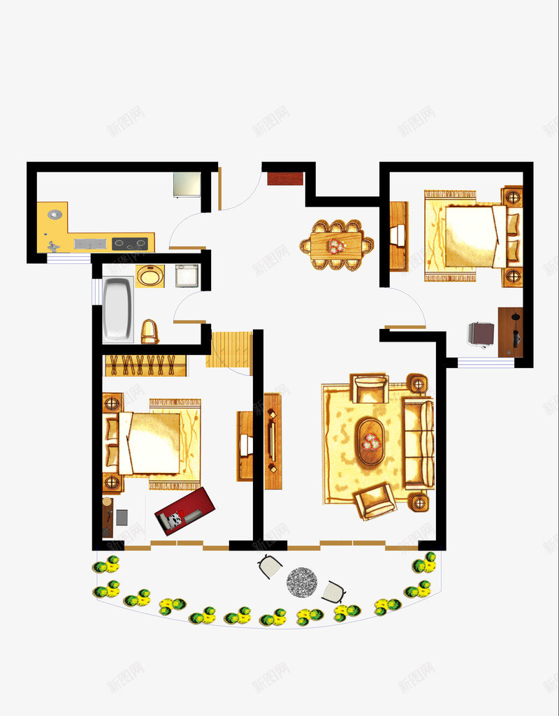 户型图家具png免抠素材_新图网 https://ixintu.com 地产后期家居家具 地产家具 室内设计 家居装修 平彩图 平面户型图 平面户型图卧室床素材 彩平图 彩平图家具 户型图家具 户型家居 房地产家居摆设 装修家具 装修设计
