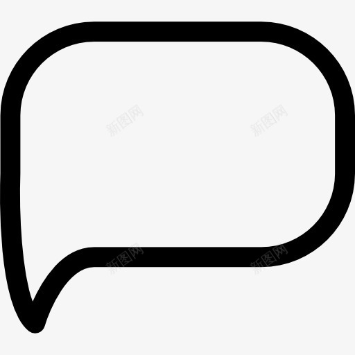 空白的圆形演讲气球图标png_新图网 https://ixintu.com 对话 沟通 白色的 社交 空荡荡的 谈话聊天