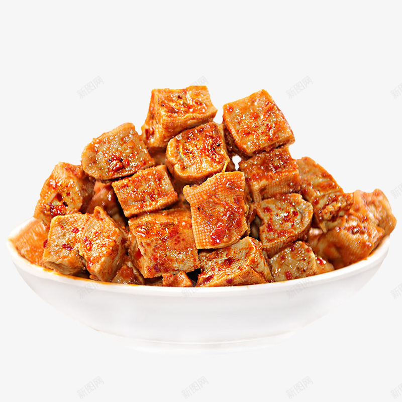 香辣豆腐干png免抠素材_新图网 https://ixintu.com png图片 png图片素材 产品实物 免费png 免费png素材 红色 美食 豆腐块 辣椒 黄色