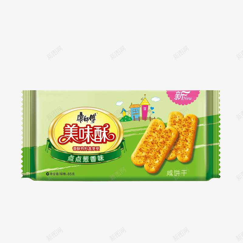 美味酥葱香味咸饼干png免抠素材_新图网 https://ixintu.com 产品实物 咸饼干 康师傅食品 葱香味 零食 饼干