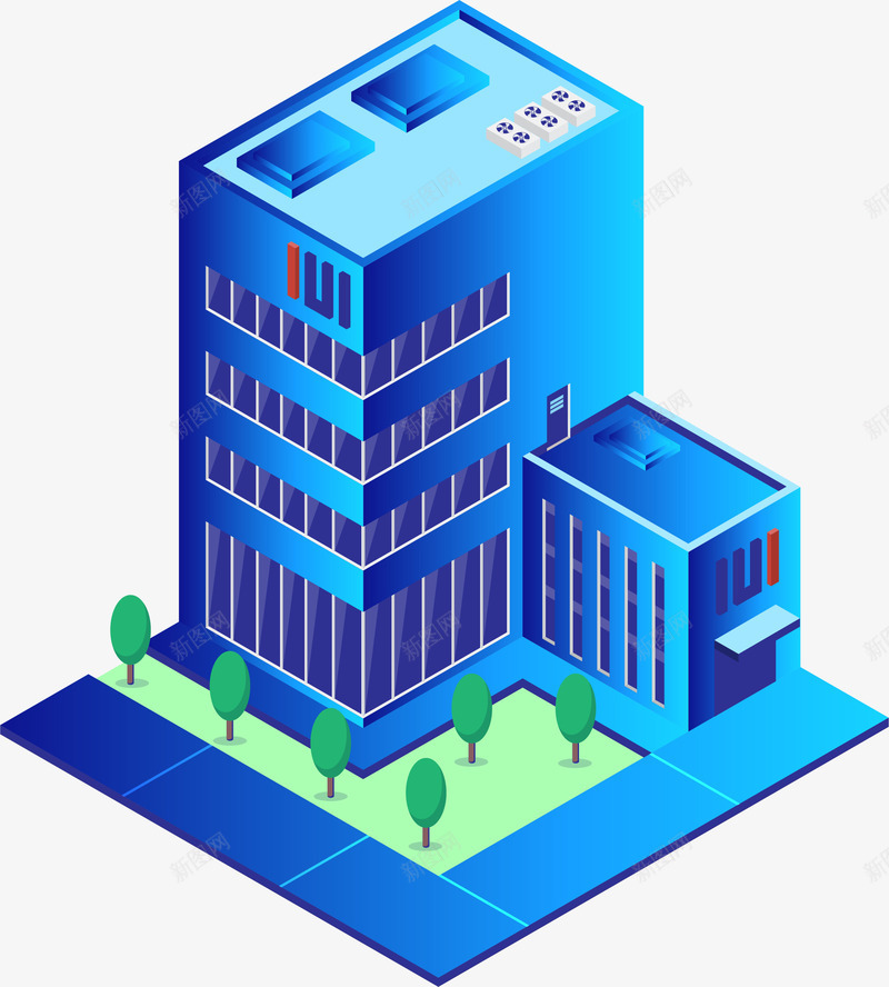25D立体渐变建筑大楼插画矢量图ai免抠素材_新图网 https://ixintu.com 25D商务办公插画 25D渐变建筑大楼立体插画 办公 科技插画 金融行业 矢量图