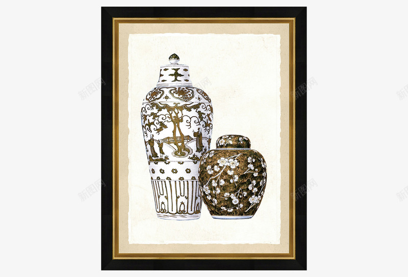 中堂画素描挂画图案png免抠素材_新图网 https://ixintu.com 挂画图案 挂画图片素材 无框画素描 艺术素材 装饰画素材