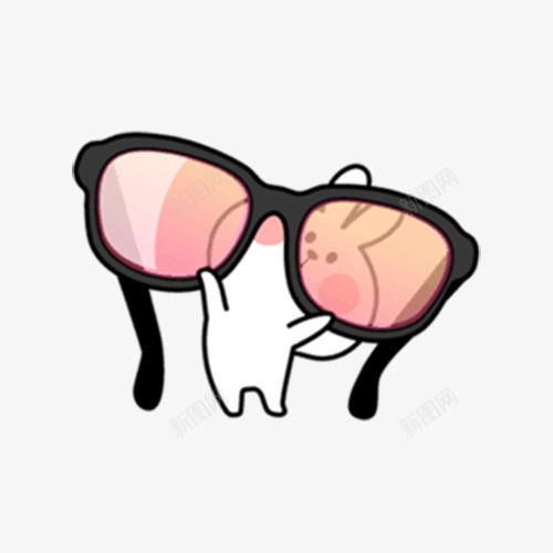 表情包之兔图标png_新图网 https://ixintu.com 卡通 卡通人物 图标 彩绘 手绘 插画 表情包 表情包之兔 迷你兔子