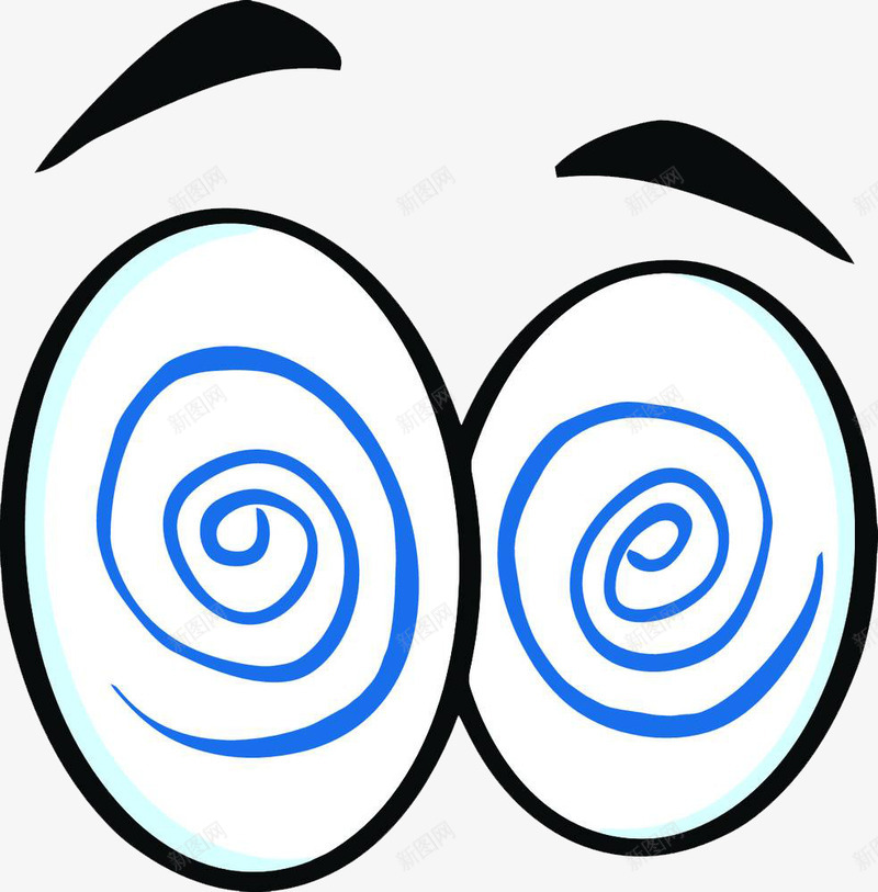 犯晕的眼睛图标png_新图网 https://ixintu.com 凝视 扁平化 扁平化眼睛 打转 犯晕 看 眼 眼珠 眼球 眼睛 眼睛图标 瞳孔 表情 视力 视角 视野