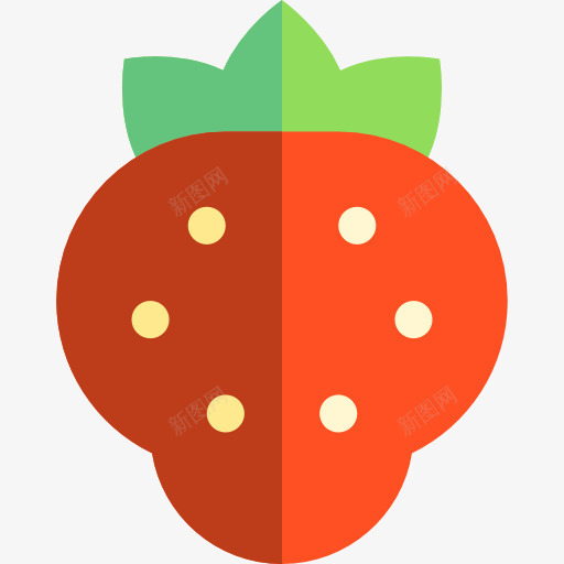Strawberry图标png_新图网 https://ixintu.com 健康食品 有机食品和餐厅 水果 素食 素食主义者 草莓 食品 饮食